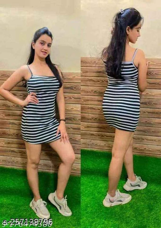 Bodycon Black, White Dress collection for beautiful women